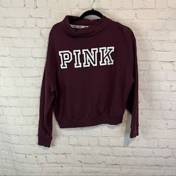 Pink by Victoria’s Secret Cowl Neck Sweatshirt size XS - Picture 1 of 5